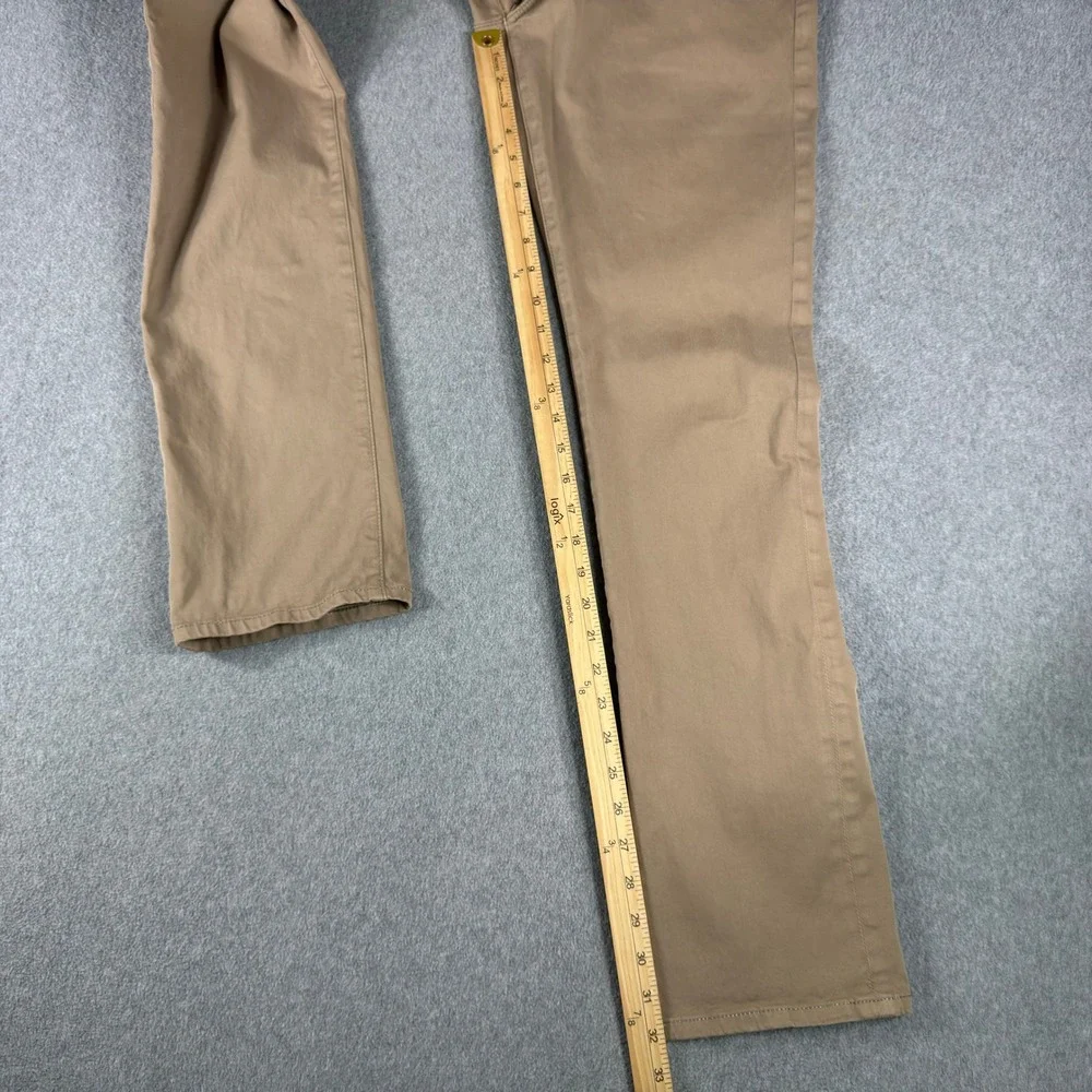 AG Adriano Goldschmied Pants Mens 32x32 Everett Slim Straight Khaki Italy